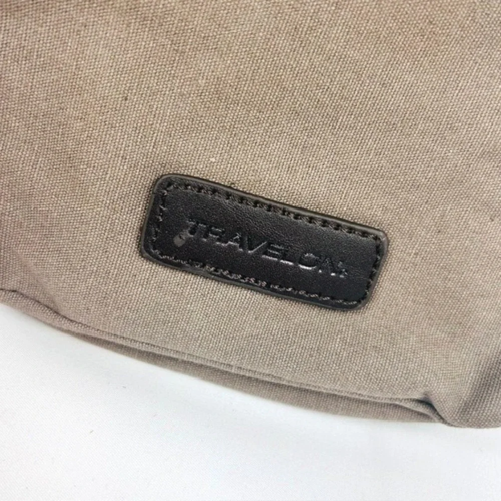 Travelon Heritage Crossbody Bag Unisex Medium Brown Excellent Anti-Theft RFID
